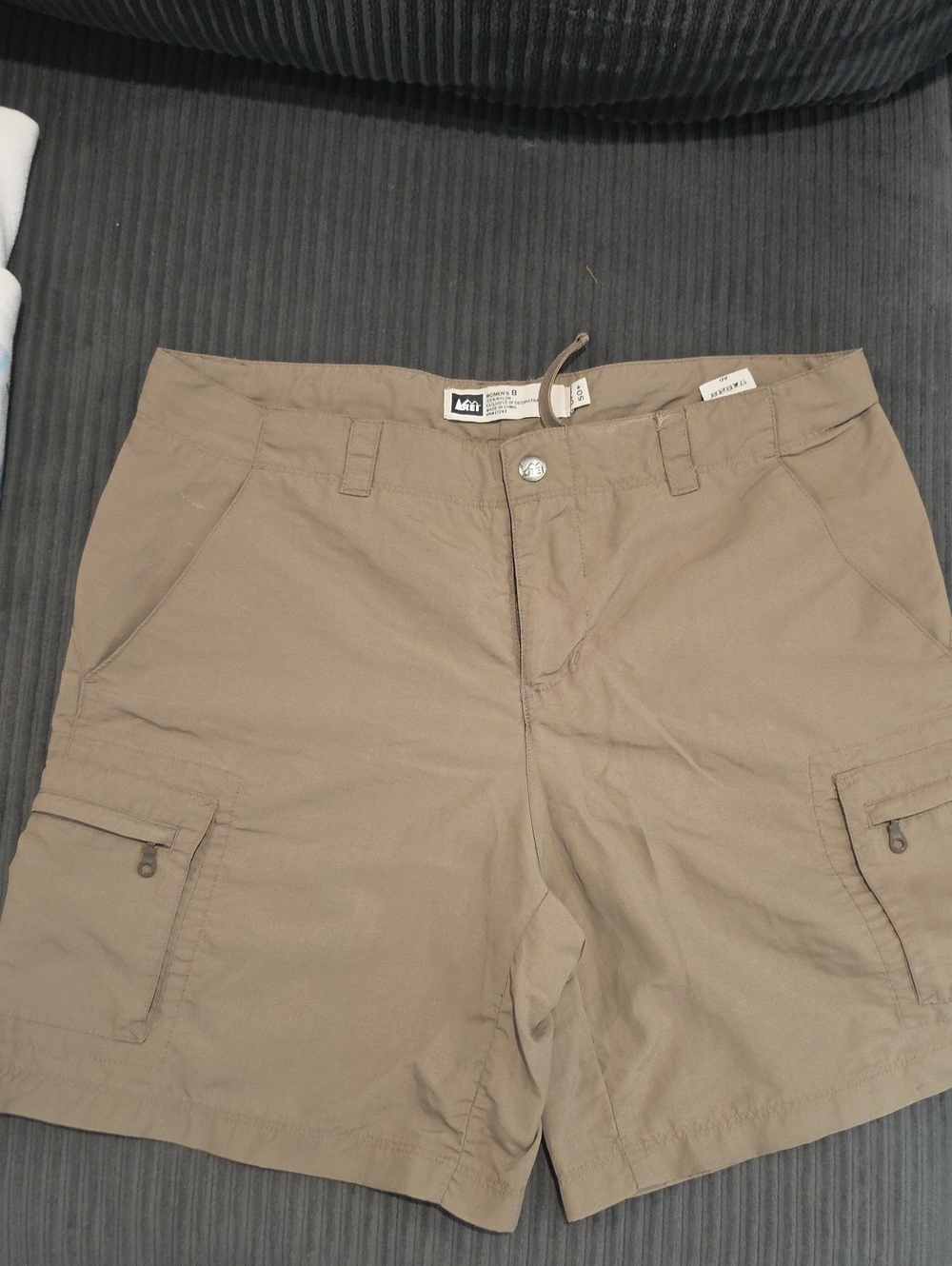 REI Khaki Cargo Shorts